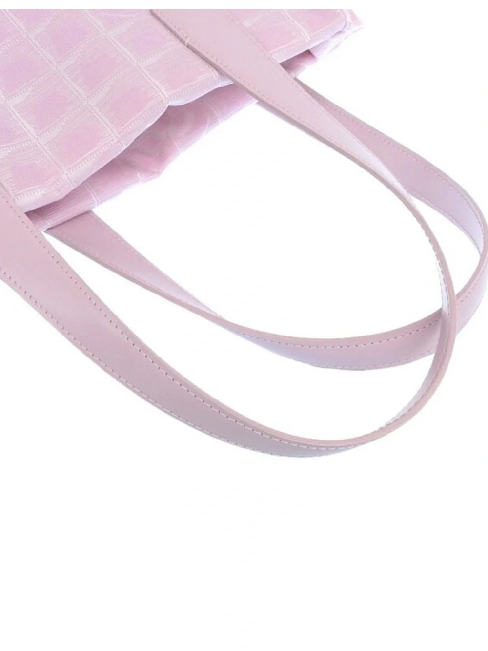 CHANEL CC logo Pink Tote